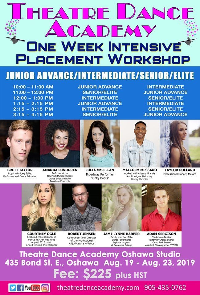 DANCE INTENSIVE WORKSHOP DANCE INTENSIVE WORKSHOP